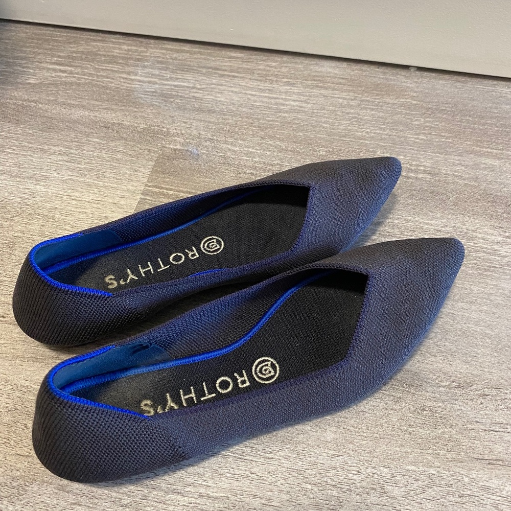 Rothy’s Size 8 Women’s Blue  Flat Shoes